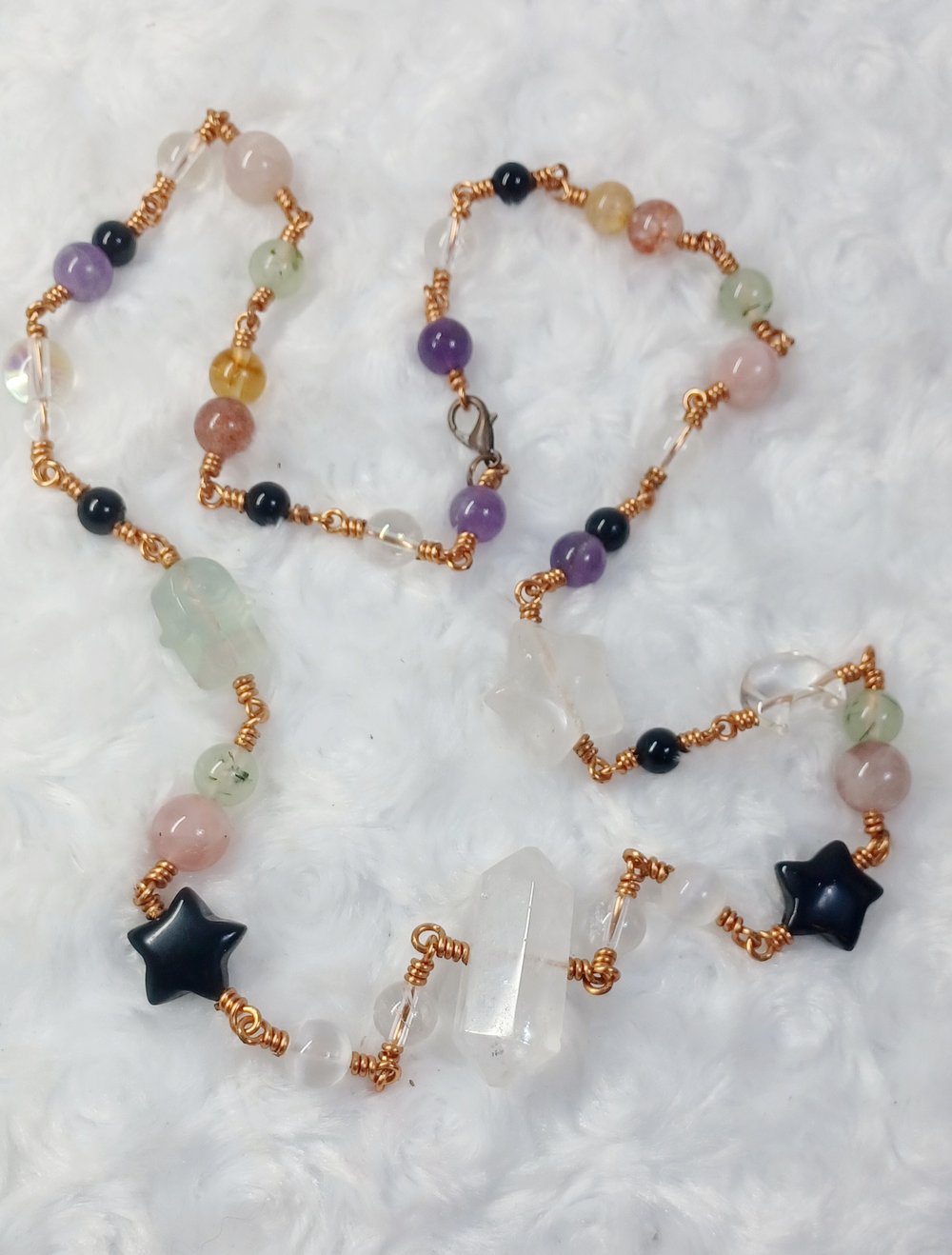 Image of Gaia Earth stone necklace 