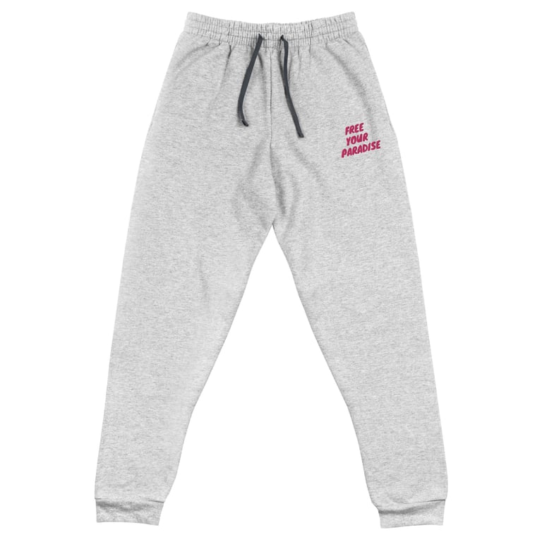 Unisex Pink Free your paradise Joggers 