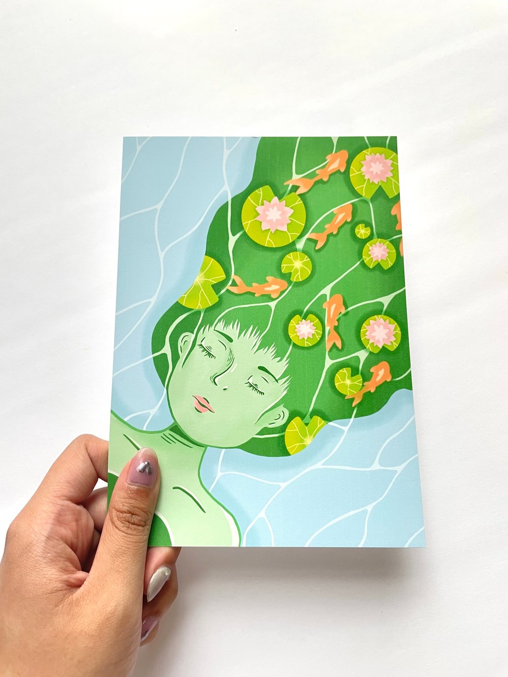 Image of Lady Pond mini Art Print