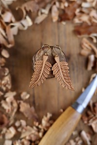 Image 1 of Fern Leaf- Earrings 