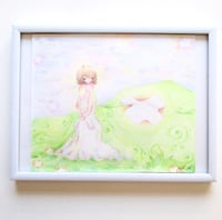 Image 1 of meadow of eden framed original