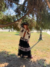 Image 3 of Jacquard Rabbit Cardigan 