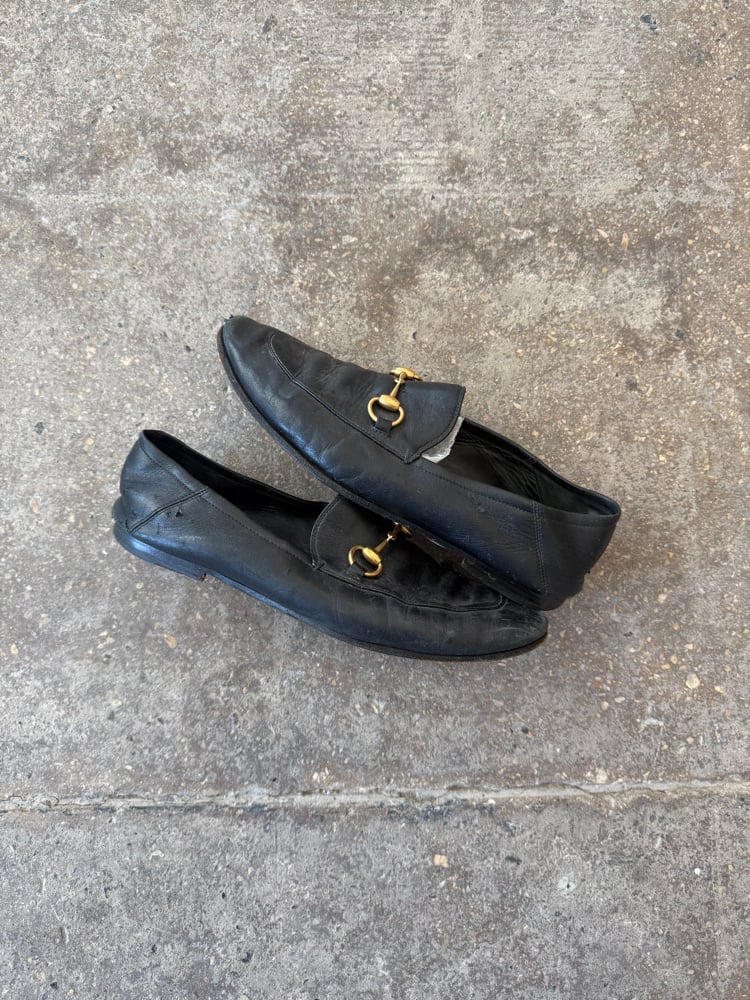 Image of Gucci Brixton Horsebit Loafers 