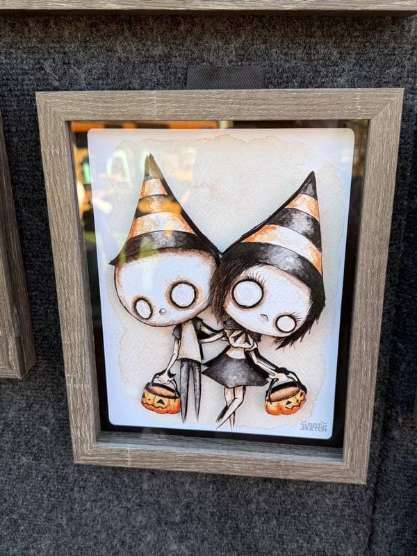 Image of “Valloween” shadow box