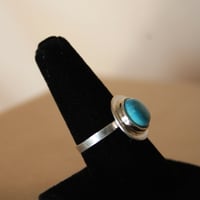 Image 3 of Kingman Turquoise Ring (with edge)