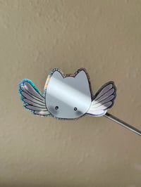 Image 1 of Angel cat head sticker 