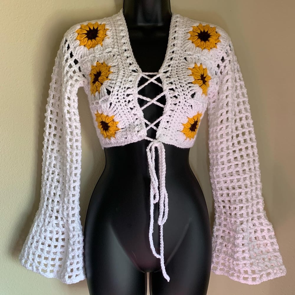 Image of Sunflower Mesh Top