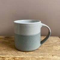 Image 1 of Tall Mug- White & Grey
