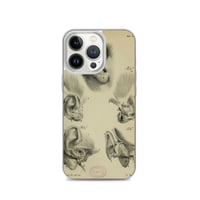 Image 20 of Vintage Book Page Anatomical Illustration Human Ear Clear Case for iPhone®