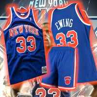 Image 1 of 💎ViNTaGe💎 Patrick Ewing ⛹🏿‍♂️ New York Knicks 🏀 1996-1997 set🎽🩳