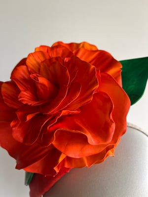 Image of Orange flower headpiece   