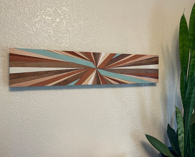 Radiant wood sculpture #1