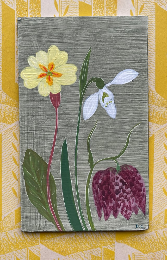 Image of Three Spring Flowers 