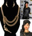 Image of Short, Metal, Bold, Statement, Rihanna, Gun, Chain in/with Gold Gold