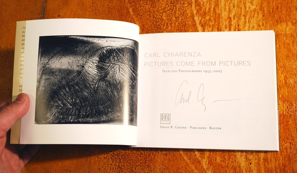 Pictures Come From Pictures - Carl Chiarenza signed