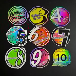 Image of WBC Limited EditionHolographic 10th BirthdaySticker