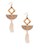 Crave Diamond Tortoise Tassel Earrings 