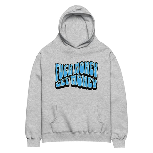 Image of WAVE LOGO HOODIE BLUE