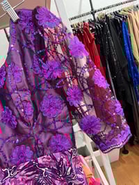 Image 2 of custom purple dress