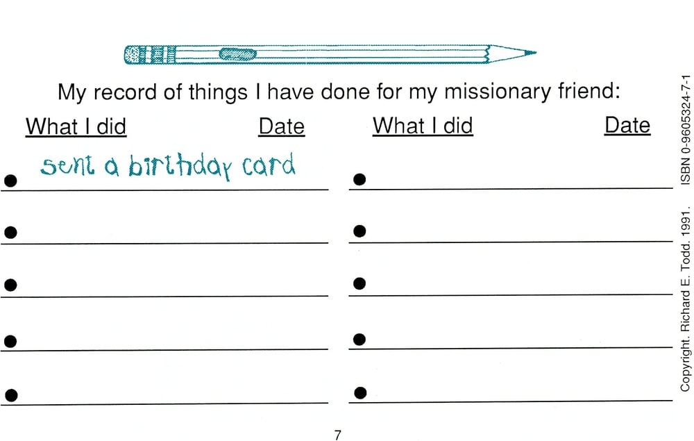 Image of MY MISSIONARY FRIEND DIARY