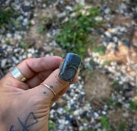 Image 3 of Grey agate ring - size 11