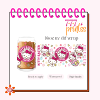 Kitty Easter UV DTF Cup wrap