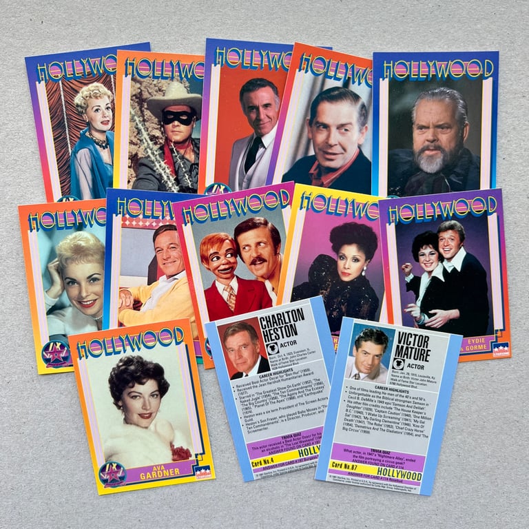 HOLLYWOOD 1991 / SILLY CDs Y2K TRADING CARDS Image 3