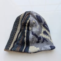 Image 2 of Upcycled Reversible Beanie Cotton Blend 14