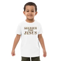 Image 8 of Soldier For Jesus Dark Organic cotton kids t-shirt