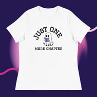 Image 2 of Just one more chapter reading ghost Women's Relaxed T-Shirt