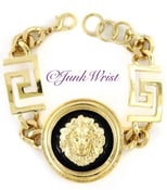 Image of Versace Style Lionhead Bracelet 