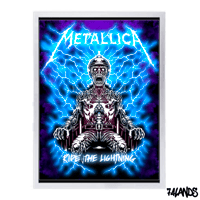 Glow in the Dark - Ride the Lightning. Fine Art Print - 18x24 LE50