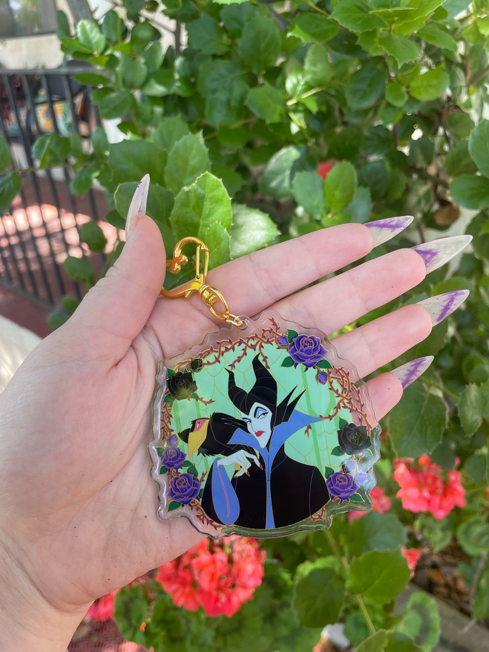 Image of Roses & Thorns Keychain