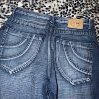 Image 3 of (34) Vintage blue wash jorts  