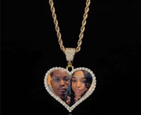 Image 2 of Heart Photo Pendant