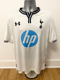 Image 2 of Tottenham Hotspur “KANE 37” 2013/14 Home Shirt + PL patches (L)