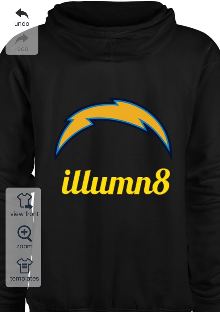 Image of Chargers hoodie 