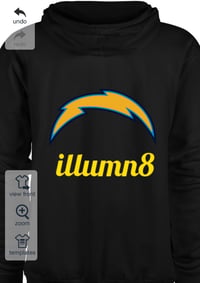 Image 2 of Chargers hoodie 