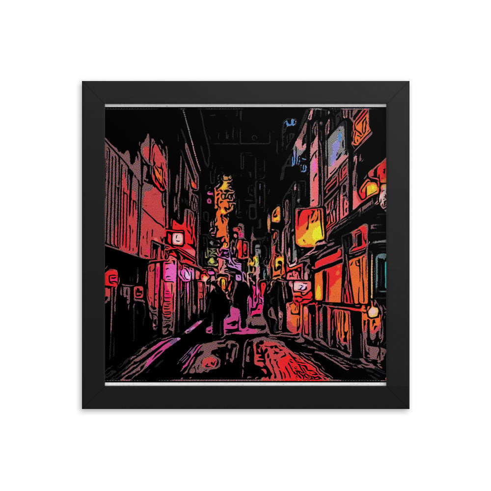 ZEN EXP - Chinatown I Framed photo paper poster