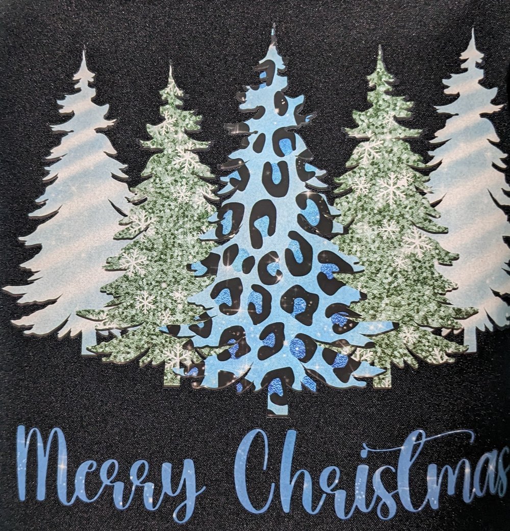 Image of Merry Christmas Gnome Apron (black)