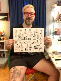 Image 2 of MORE DUDES TATTOO FLASH SHEET