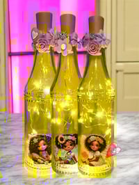 Image 1 of Beautiful Little Brown Girls Light Up Bottles