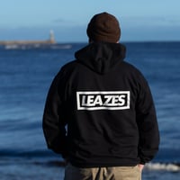Image 2 of Leazes Hoodie - Front & Back Logo - BLACK
