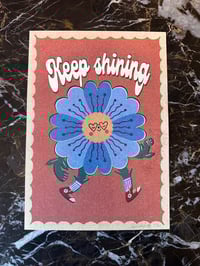 Orange Shining Print A4