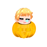 Pumpkin Zenitsu | Sticker