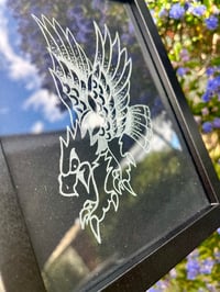 Image 2 of ‘Classic Eagle’ glass engraving 