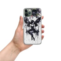 Image 6 of Dark Fairy Floral Pastel Goth Whimsical Watercolor Clear Case for iPhone®