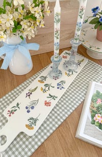 Image 1 of SALE! Country Floral Ceramic Board