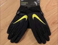 BLACK OREGON SUPERBAD COLLEGE FOOTBALL GLOVES