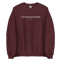 Image 3 of Unisex Sweatshirt - « Ces mots »